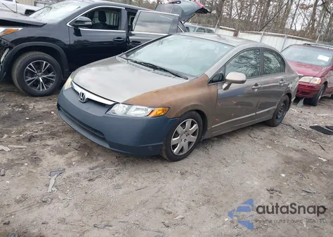 2008 Honda Civic Lx из США, поврежденный, VIN 2HGFA16568H349897
